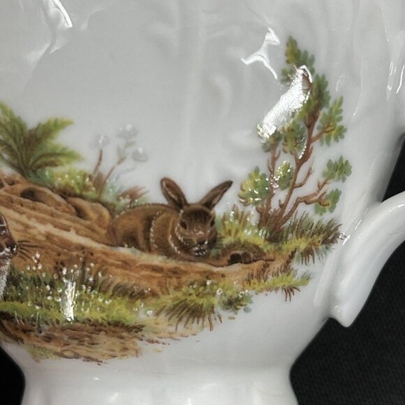 Bernodotte Czech Republic Wildlife Hare‎ Espresso Demitasse Cup and Saucer - Picture 6 of 10